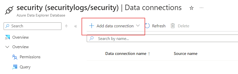 Add data connector